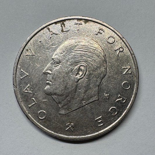 1976 Norway 1 Krone - Beautiful Coin - #B-056