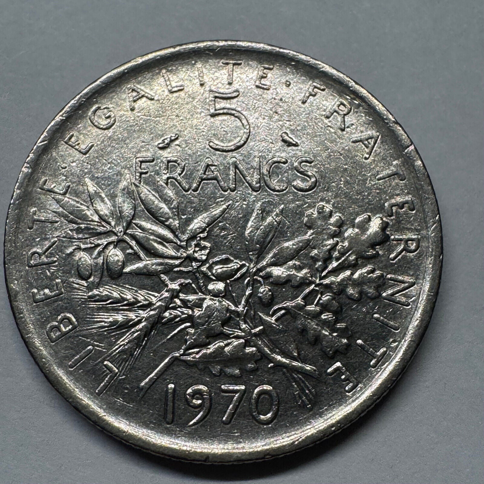 1970 France 5 Francs - Beautiful Coin - #B-037