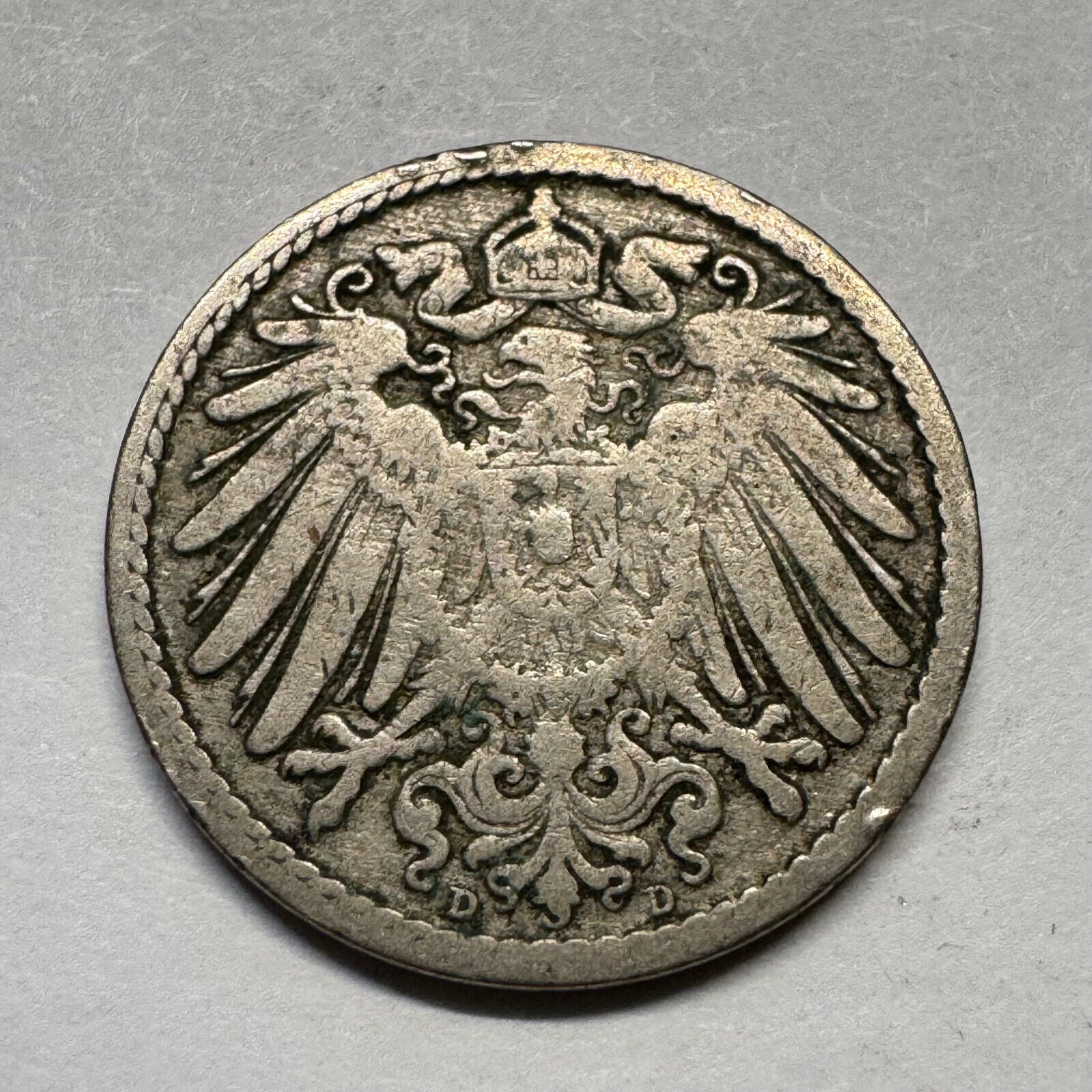 1890 Germany 5 Pfennig - Beautiful Coin - #A-092