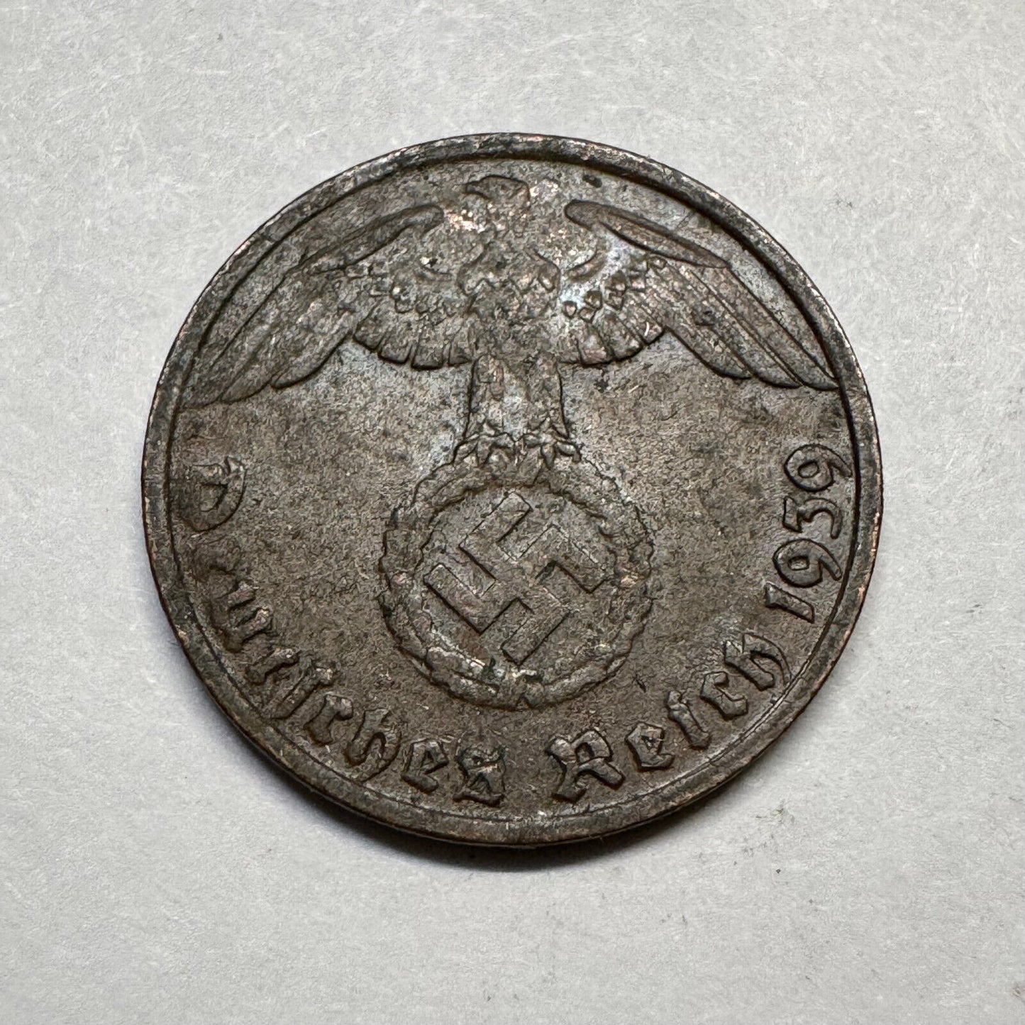 1939 Germany 1 Reichspfennig - Beautiful Coin - #A-096