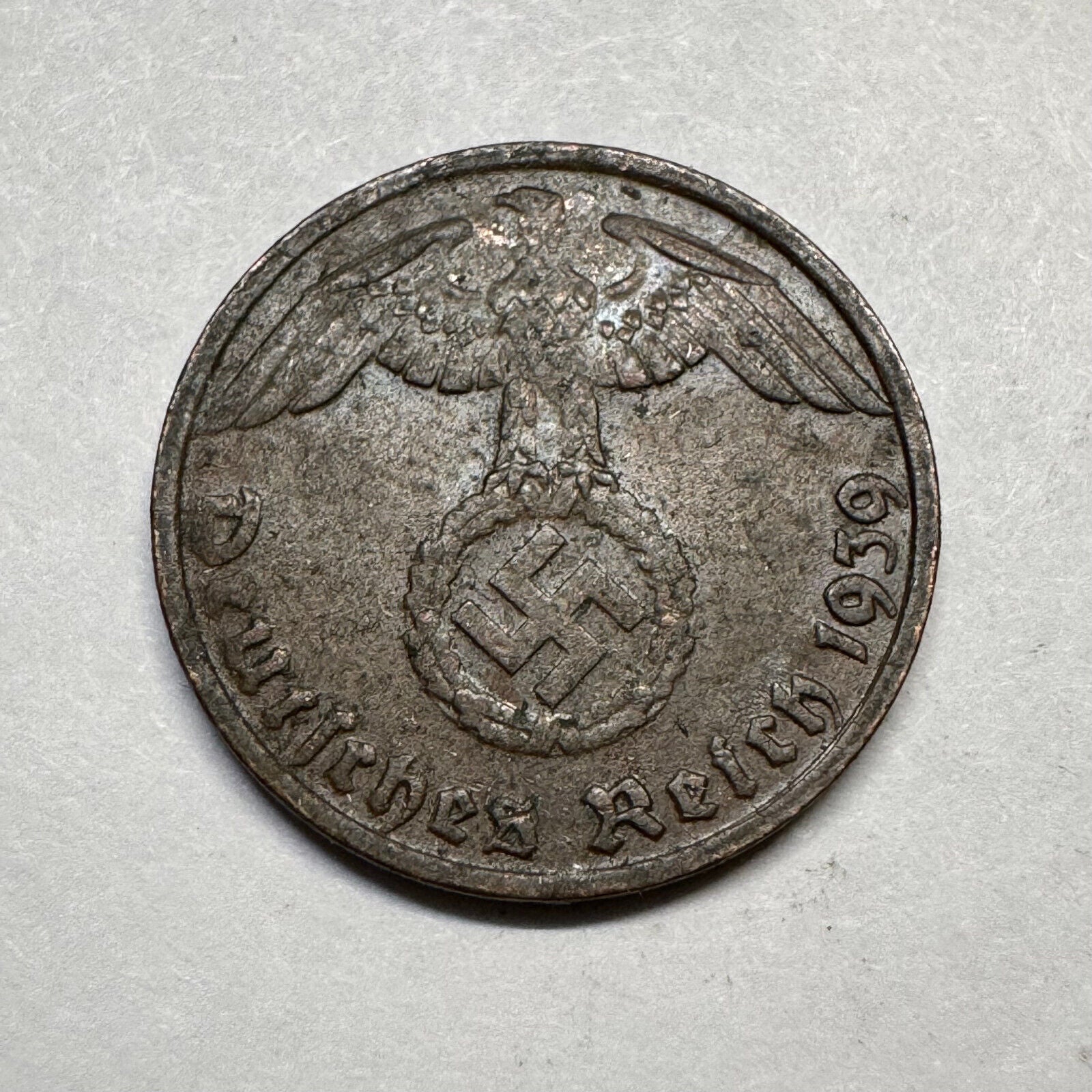 1939 Germany 1 Reichspfennig - Beautiful Coin - #A-096