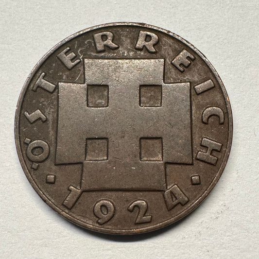 1924 Austria 200 Kronen - Beautiful Coin - #B-042