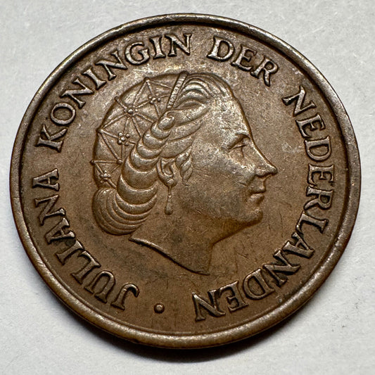 1957 Netherlands 5 Cents - Beautiful Coin - #A-085