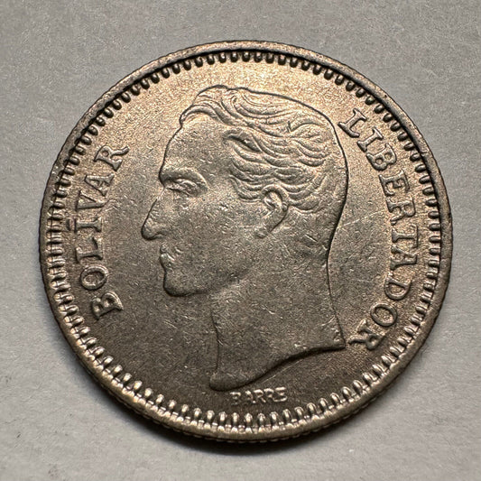 1965 Venezuela 25 Centimos - Beautiful Coin - #A-041