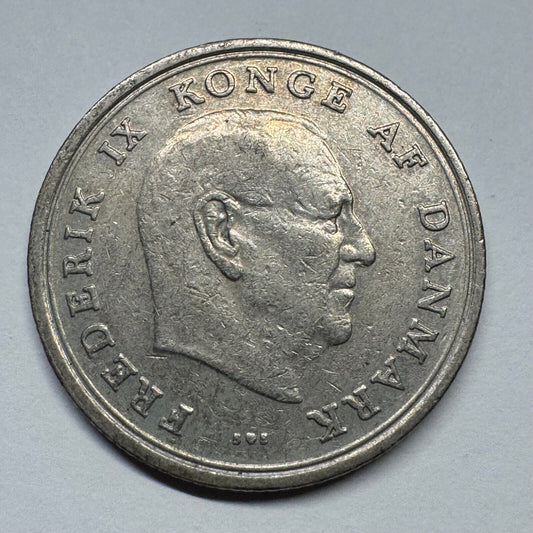 1972 Denmark 1 Krone - Beautiful Coin - #B-055
