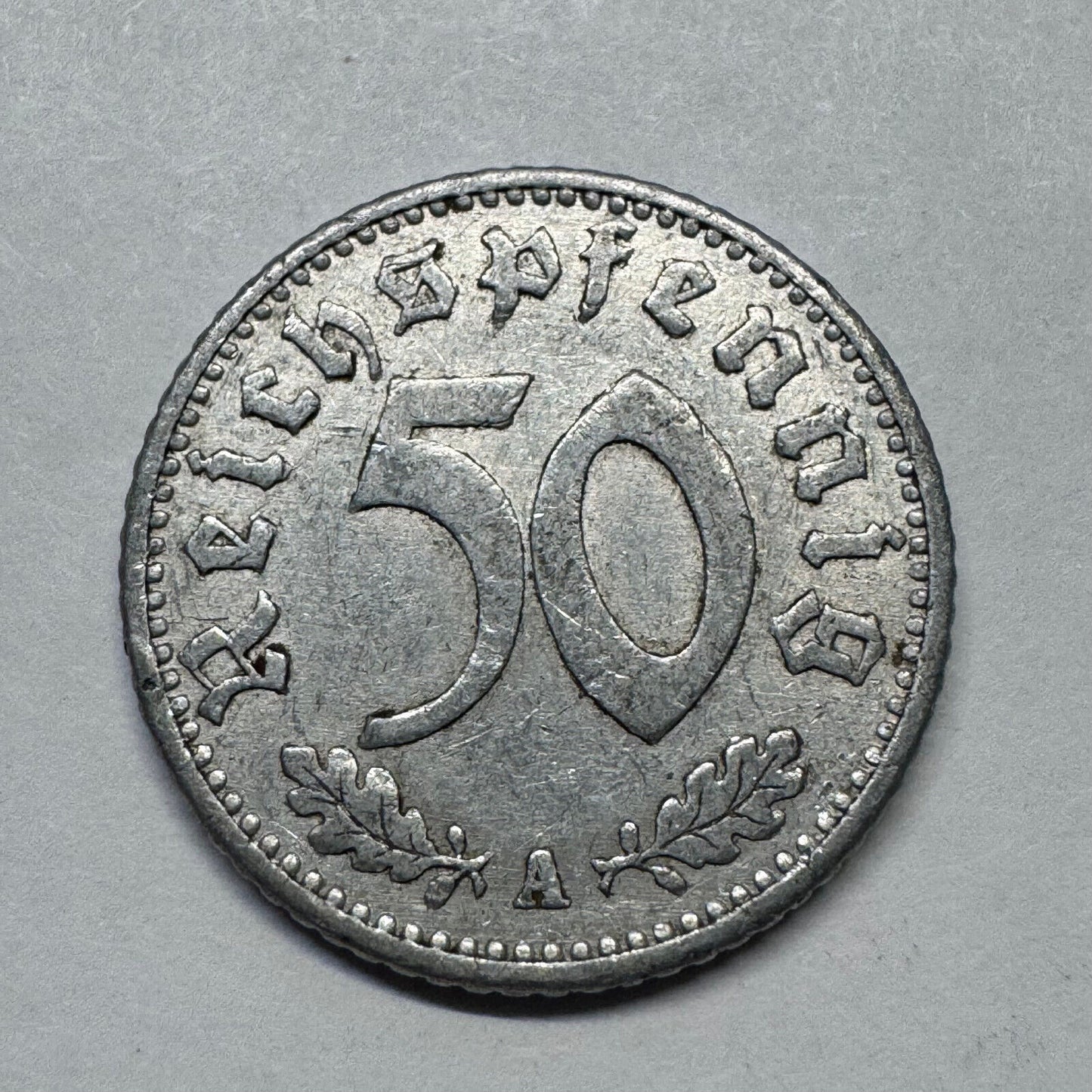 1935 Germany 50 Reichspfennig - Beautiful Coin - #B-035