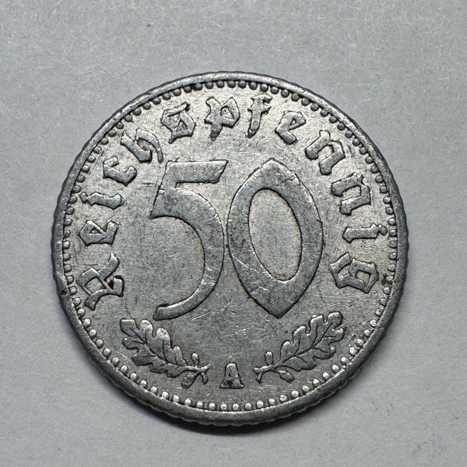 1935 Germany 50 Reichspfennig - Beautiful Coin - #B-035