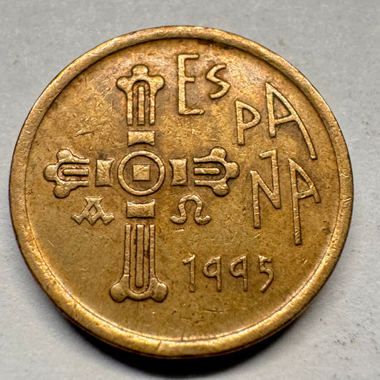 1995 Spain 5 Pesetas - Beautiful Coin - #A-032