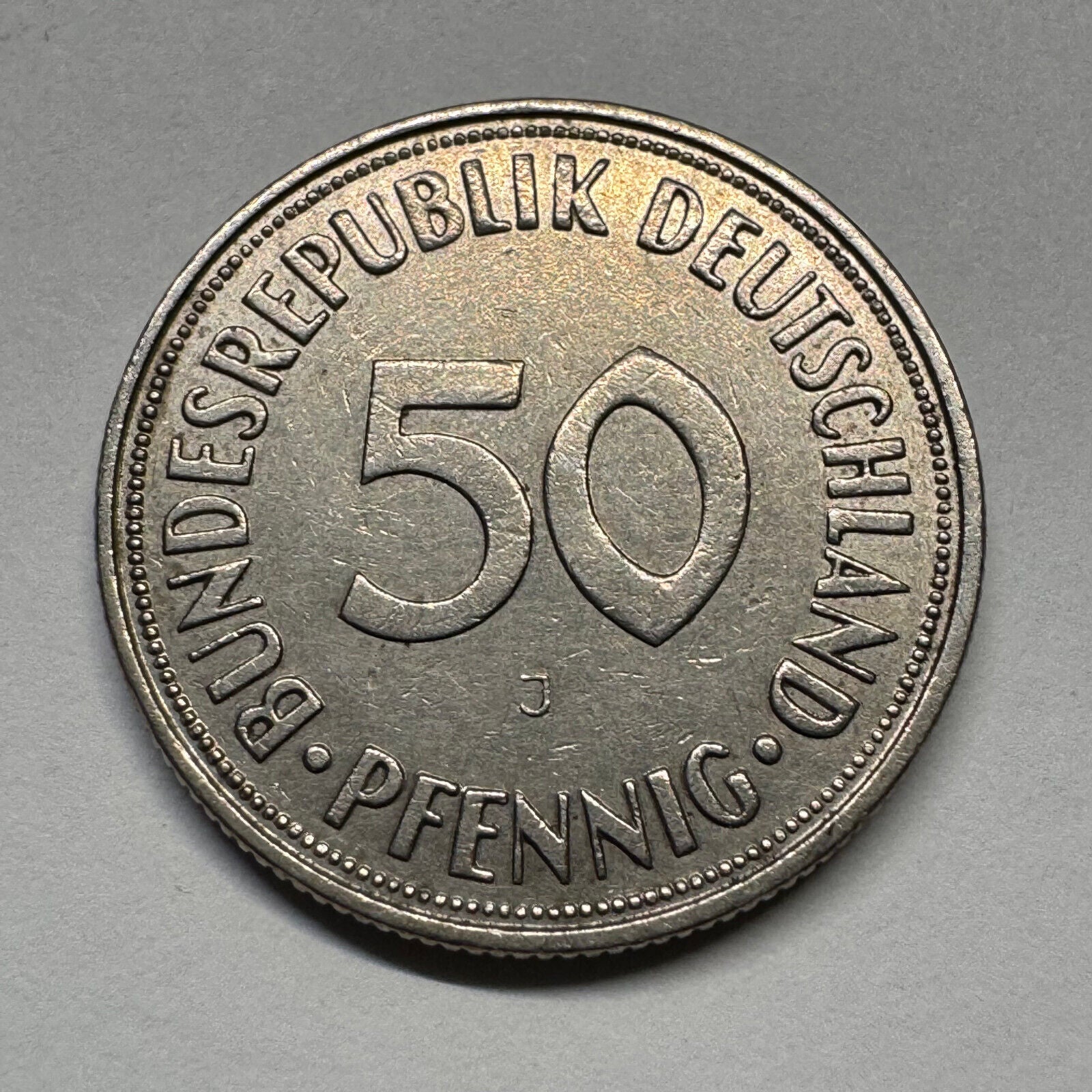 1950 Germany 50 Pfennig - Beautiful Coin - #B-048