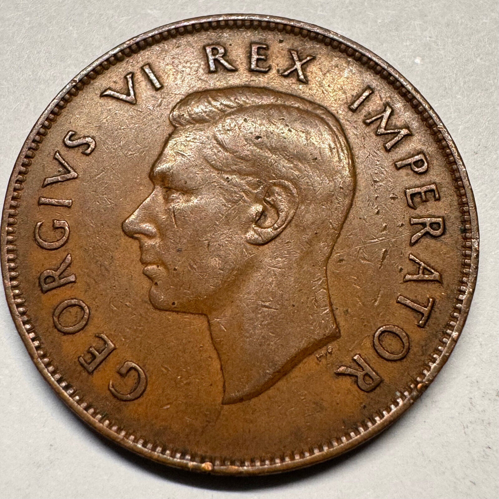 1946 South Africa 1 Penny - Beautiful Coin - #A-049