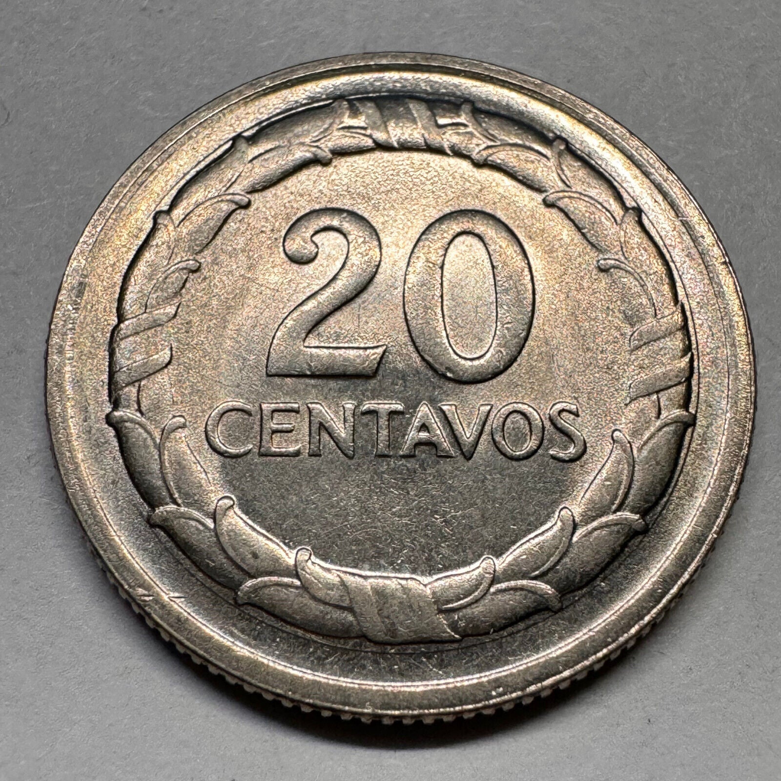 1968 Colombia 20 Centavos - Beautiful Coin - #A-039