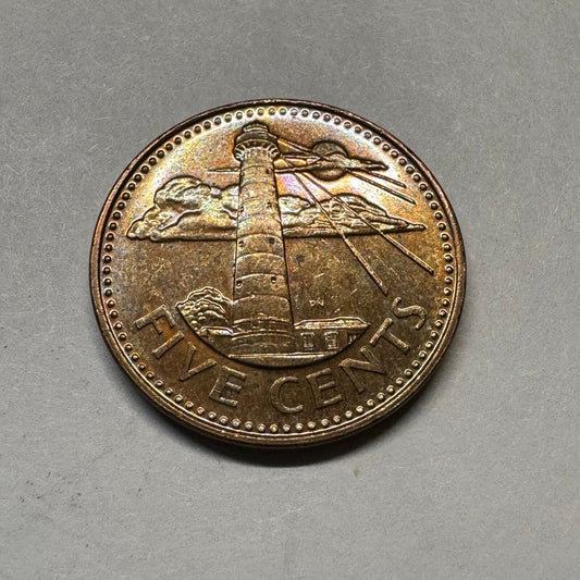 2004 Barbados 5 Cents - Beautiful Coin - #A-013