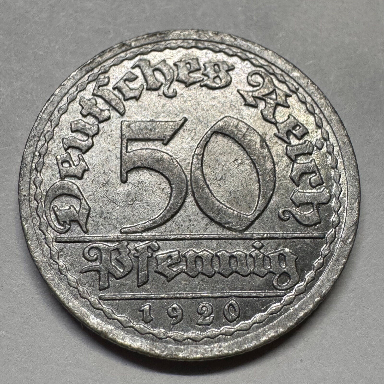 1920 Germany 50 Pfennig - Beautiful Coin - #A-088