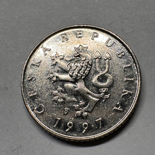 1997 Czech Republic 1 Koruna - Beautiful Coin - #A-014