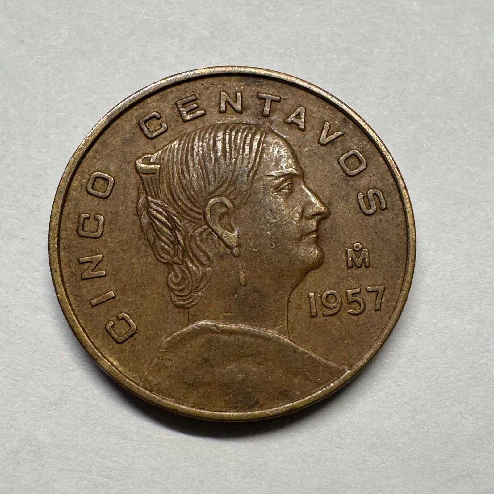 1957 Mexico 5 Centavos - Beautiful Coin - #B-037