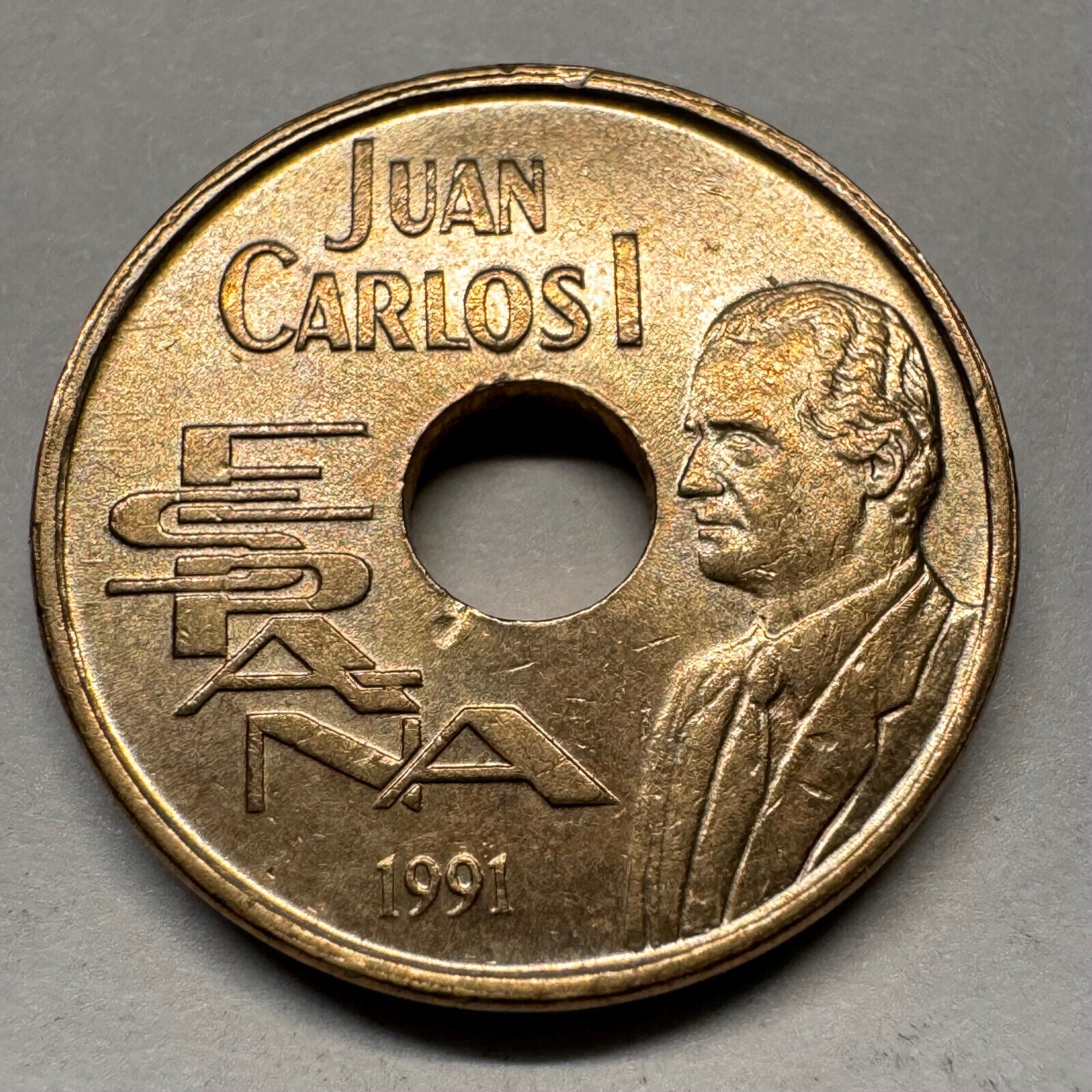 1991 Spain 25 Pesetas - Beautiful Coin - #A-047