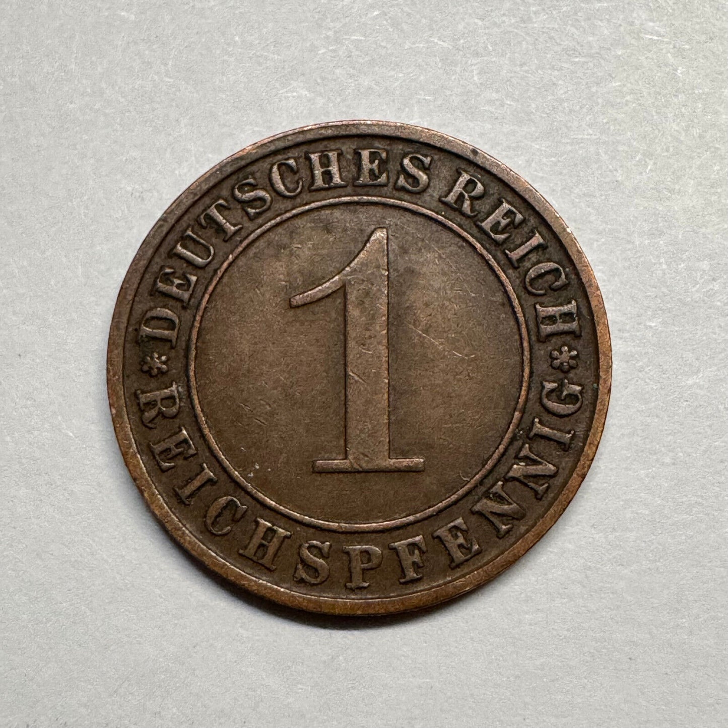 1930 Germany 1 Reichspfennig - Beautiful Coin - #B-019