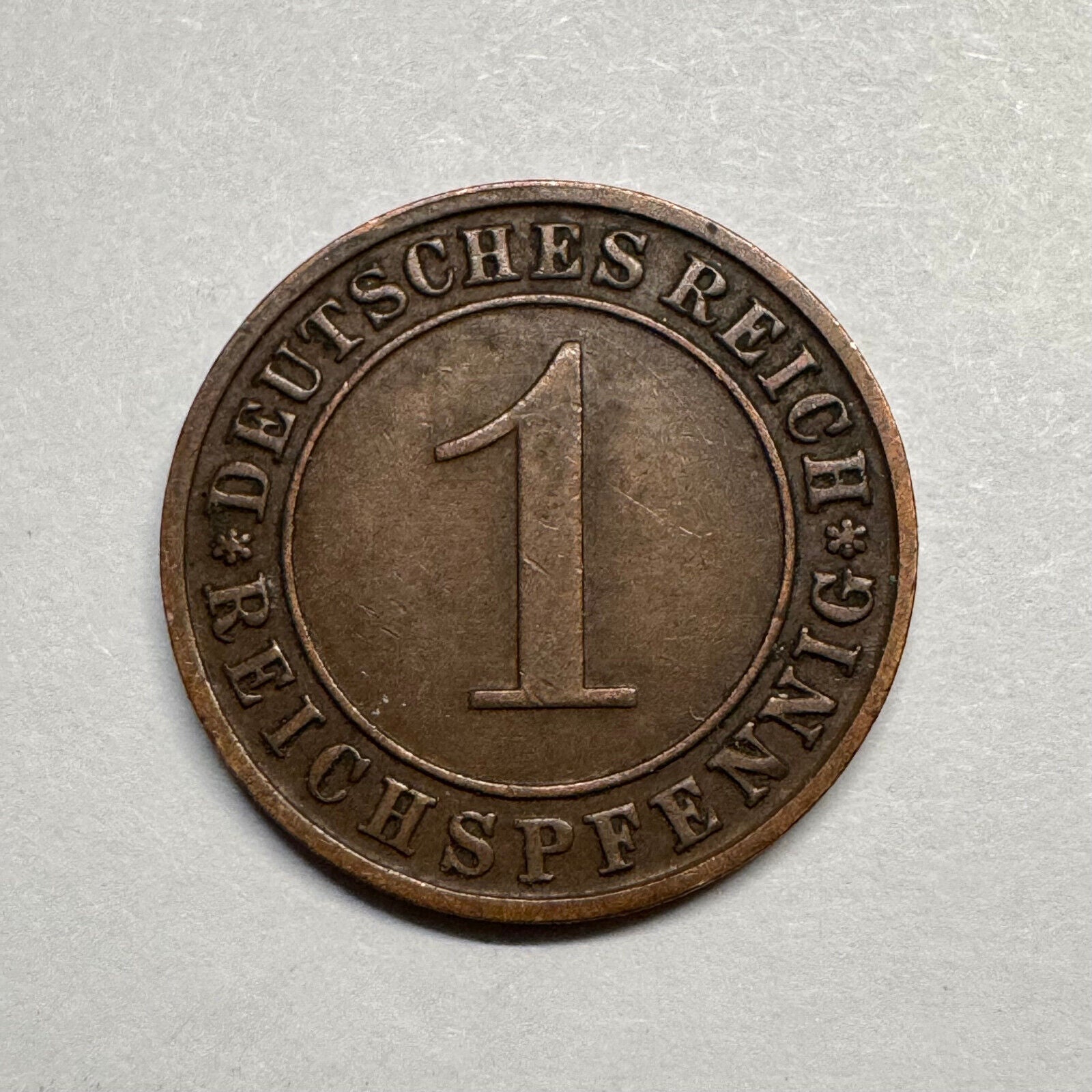 1930 Germany 1 Reichspfennig - Beautiful Coin - #B-019