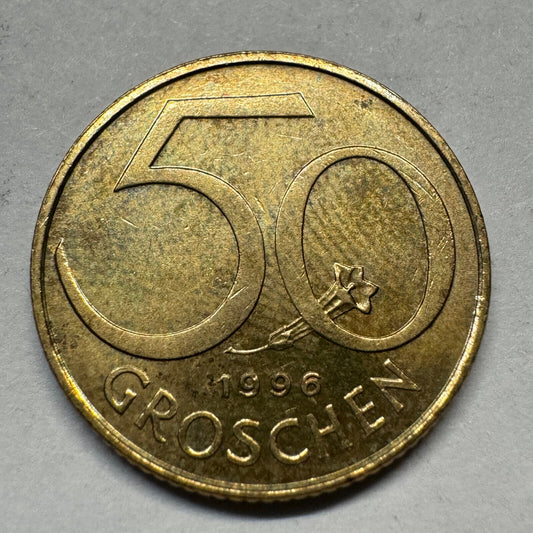 1996 Austria 50 Groschen - Beautiful Coin - #A-009