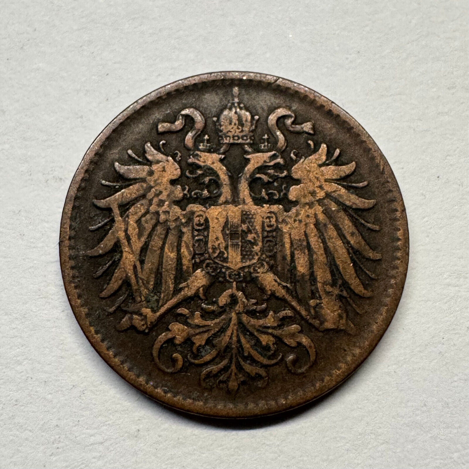 1894 Austria 2 Heller - Beautiful Coin - #B-053
