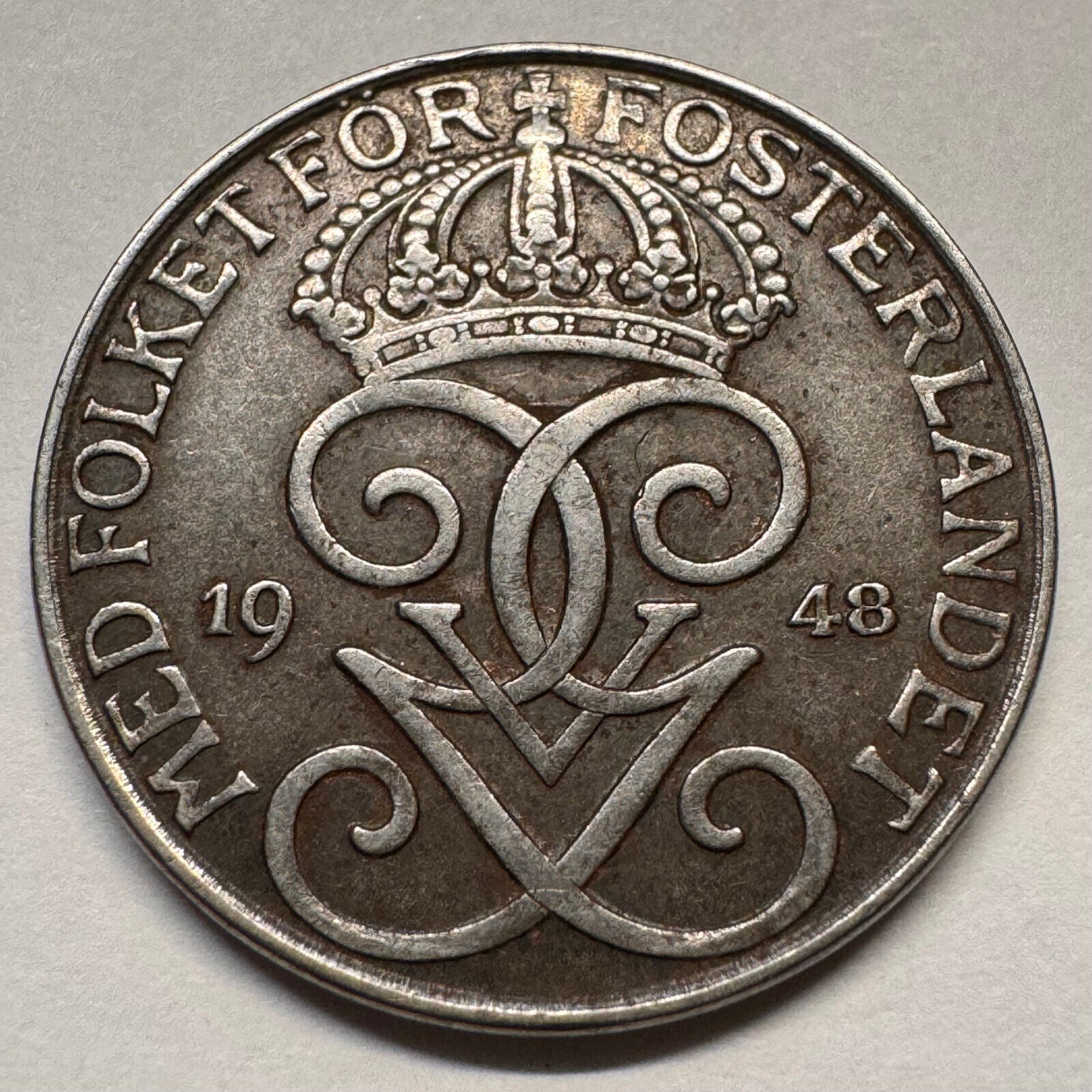 1948 Sweden 5 Ore - Beautiful Coin - #A-067