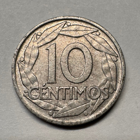 1959 Spain 10 Centimos - Beautiful Coin - #A-034