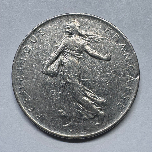 1977 France 1 Franc - Beautiful Coin - #A-099