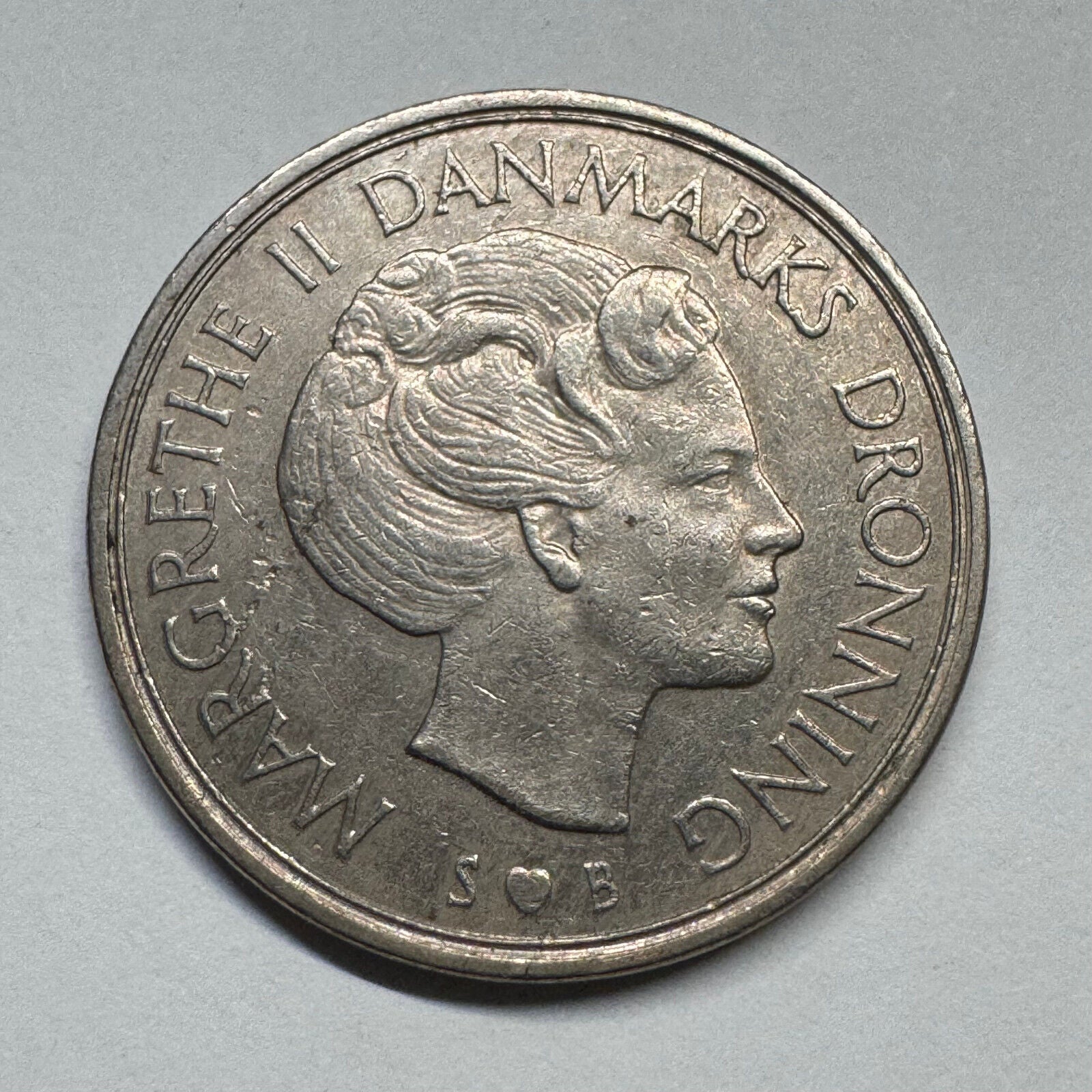 1975 Denmark 1 Krone - Beautiful Coin - #B-060