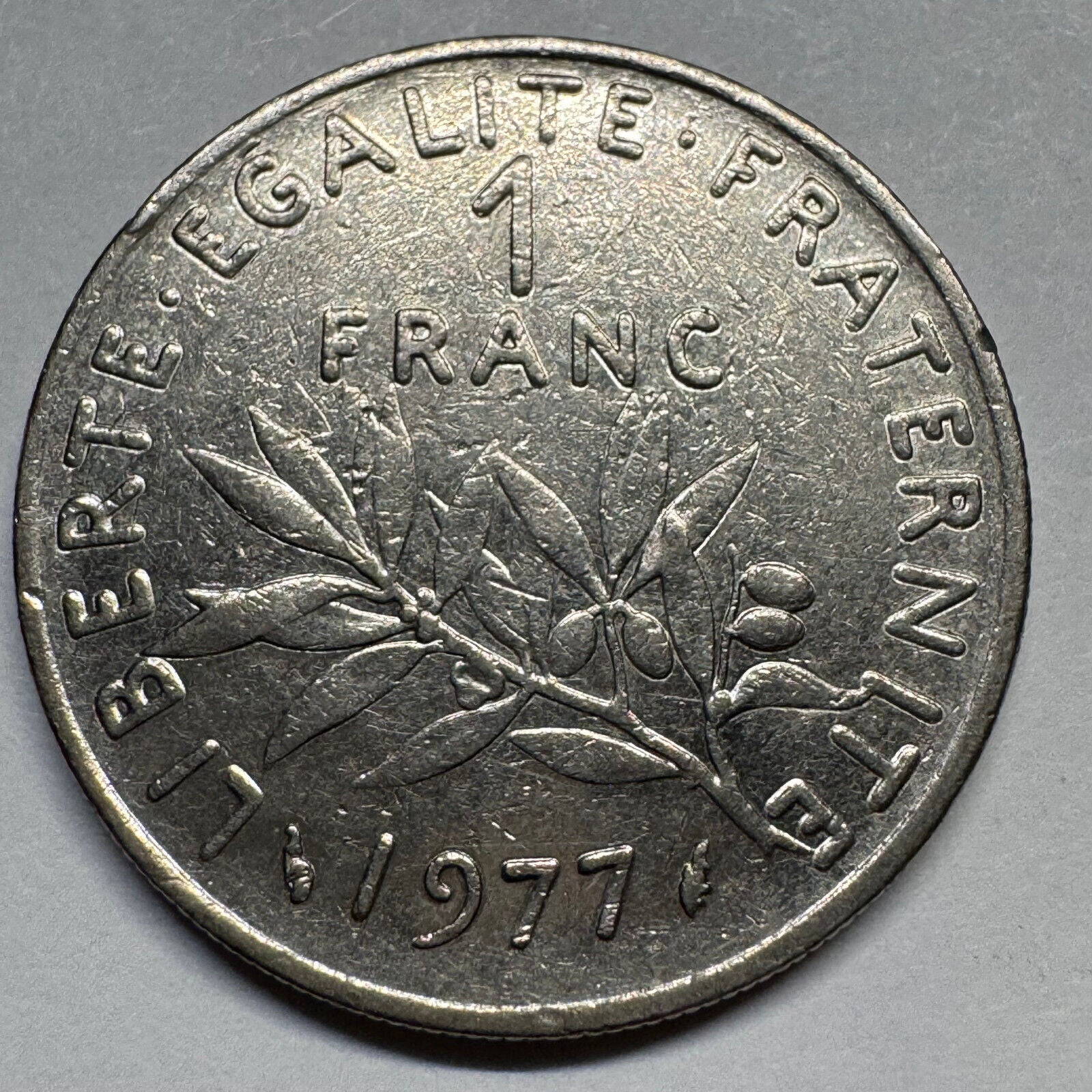 1977 France 1 Franc - Beautiful Coin - #A-081