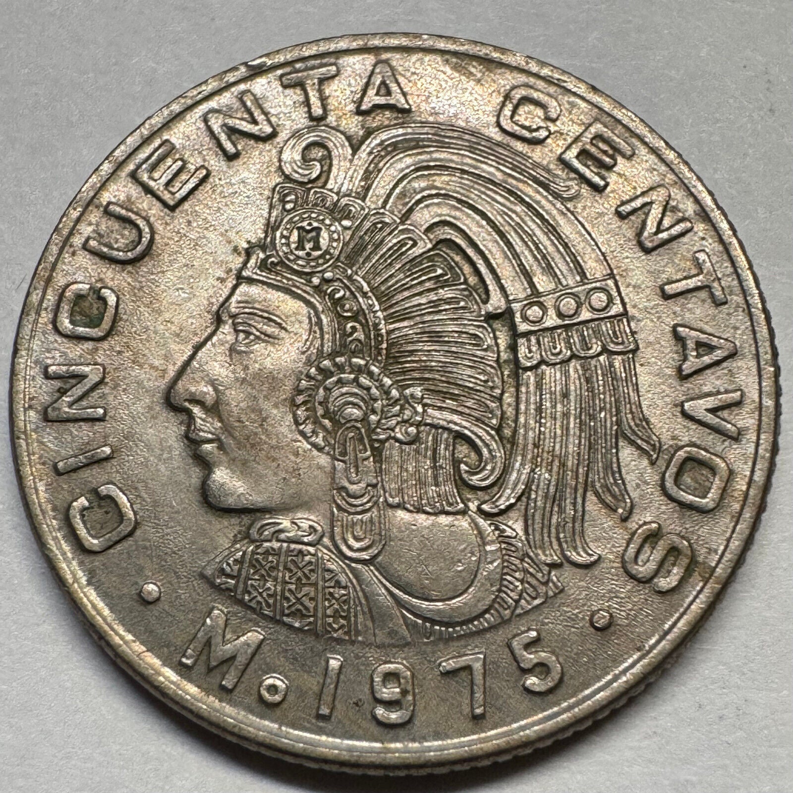 1975 Mexico 50 Centavos - Beautiful Coin - #A-076