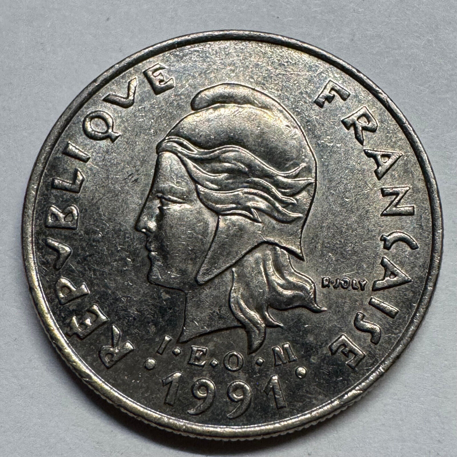 1991 French Polynesia 10 Francs - Beautiful Coin - #A-075