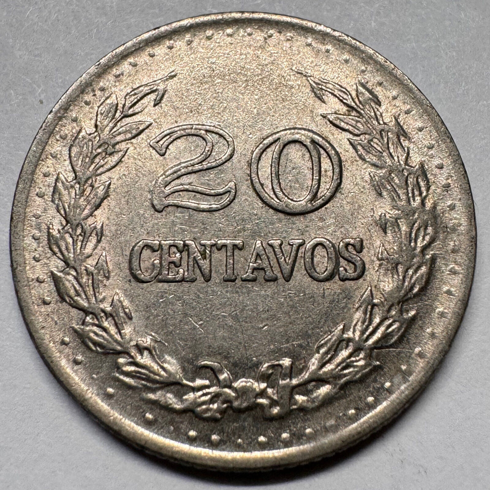 1972 Colombia 20 Centavos - Beautiful Coin - #A-044