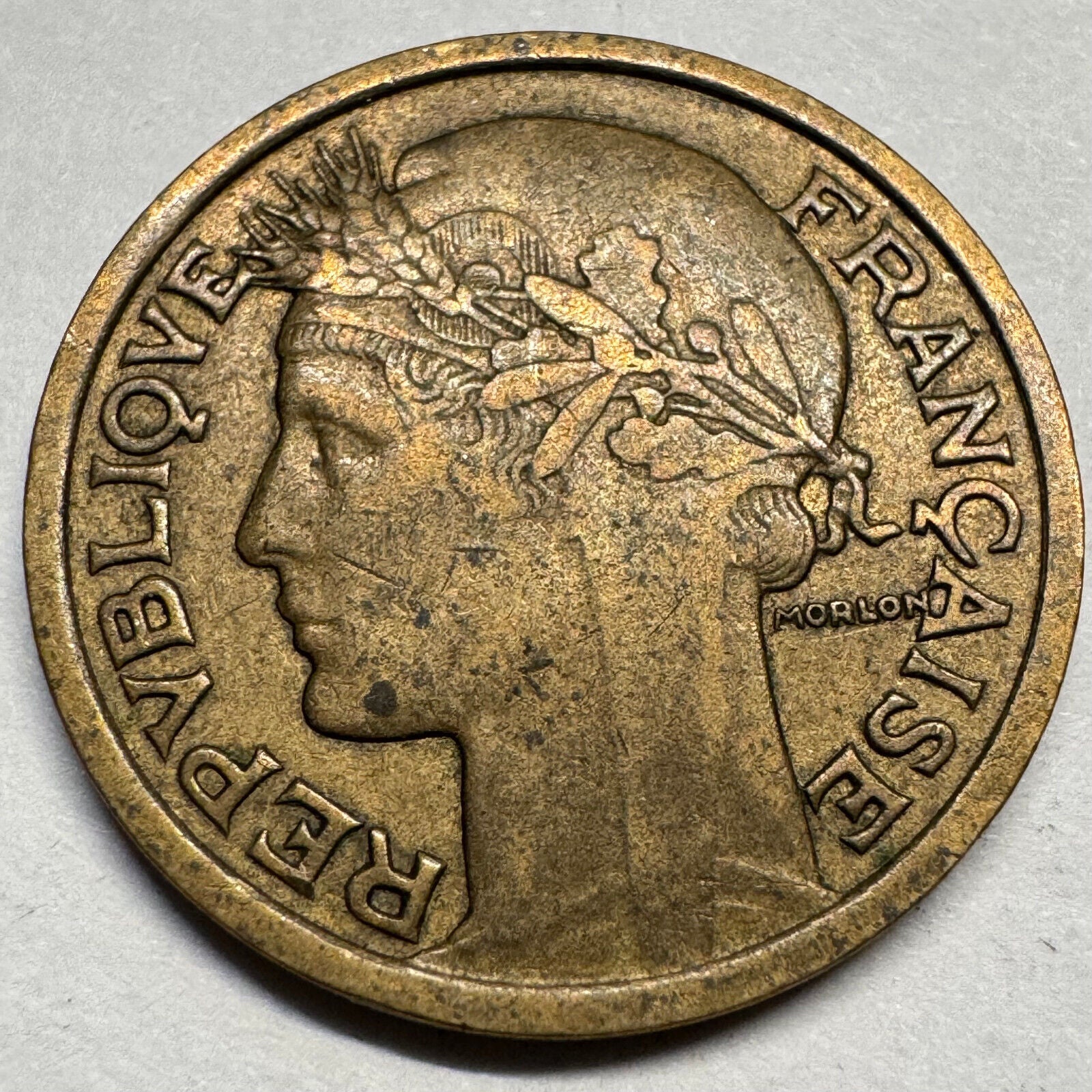 1937 France 1 Franc - Beautiful Coin - #A-076