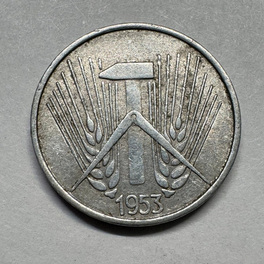 1953 Germany 1 Pfennig - Beautiful Coin - #A-068