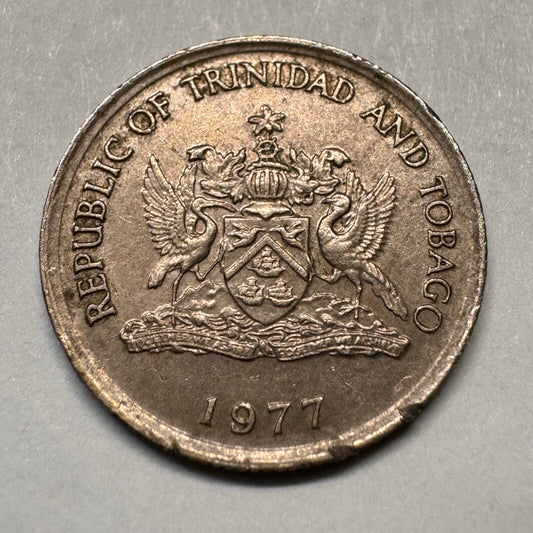 1977 Trinidad 10 Cents - Beautiful Coin - #A-016