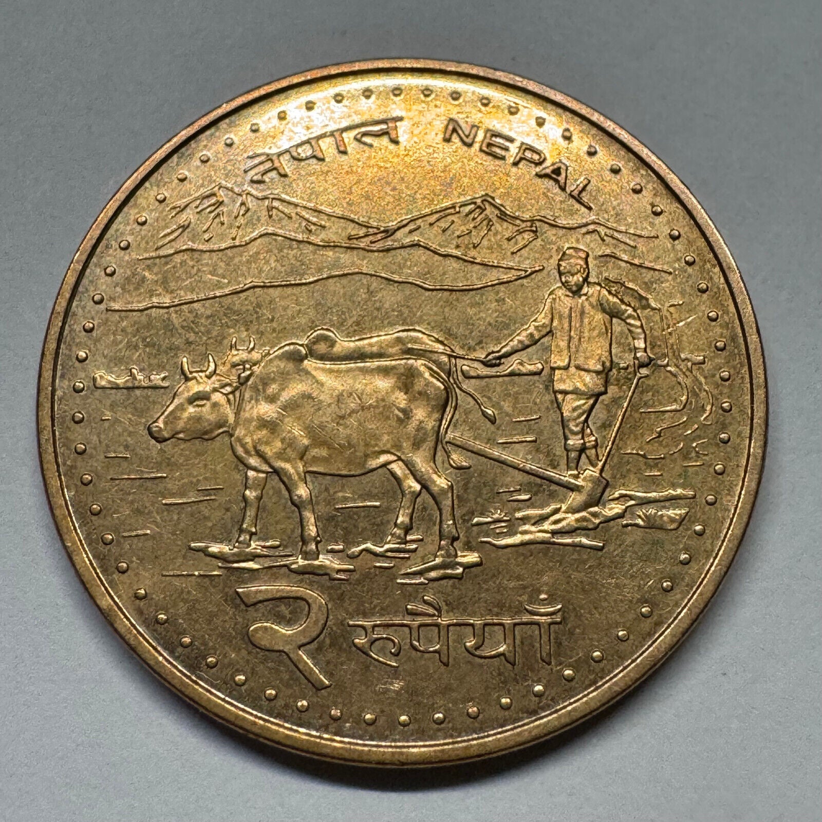 2009 Nepal 2 Rupees - Beautiful Coin - #B-060