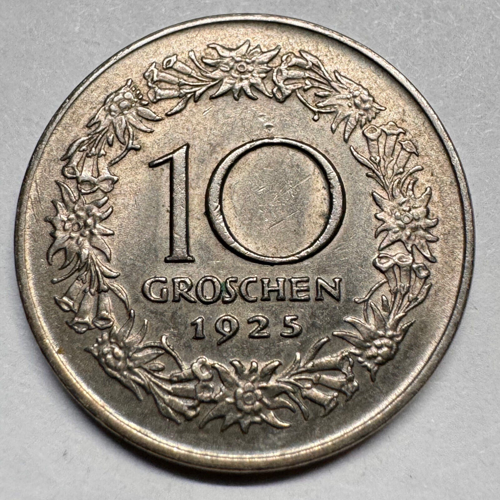 1925 Austria 10 Groschen - Beautiful Coin - #A-043