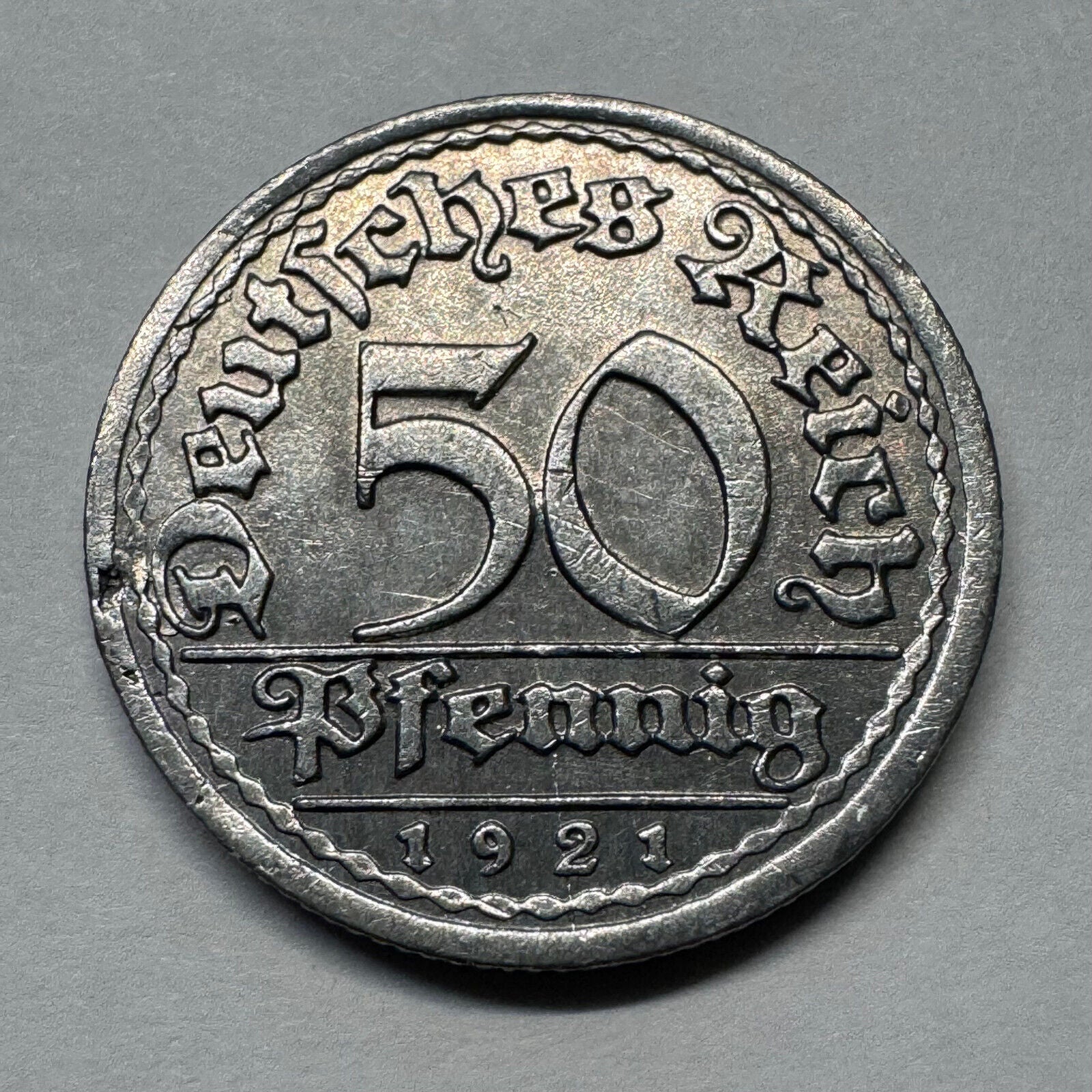1921 Germany 50 Pfennig - Beautiful Coin - #B-037