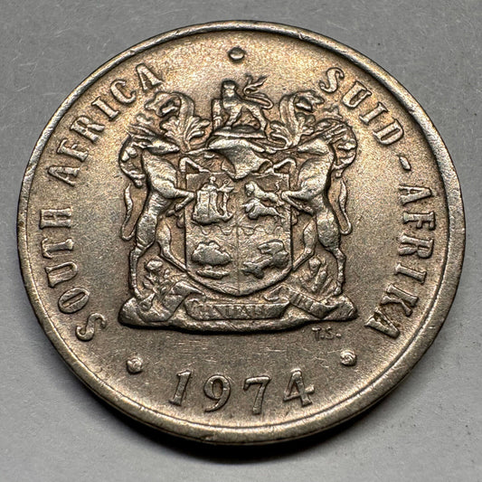 1964 South Africa 10 Cents - Beautiful Coin - #A-053