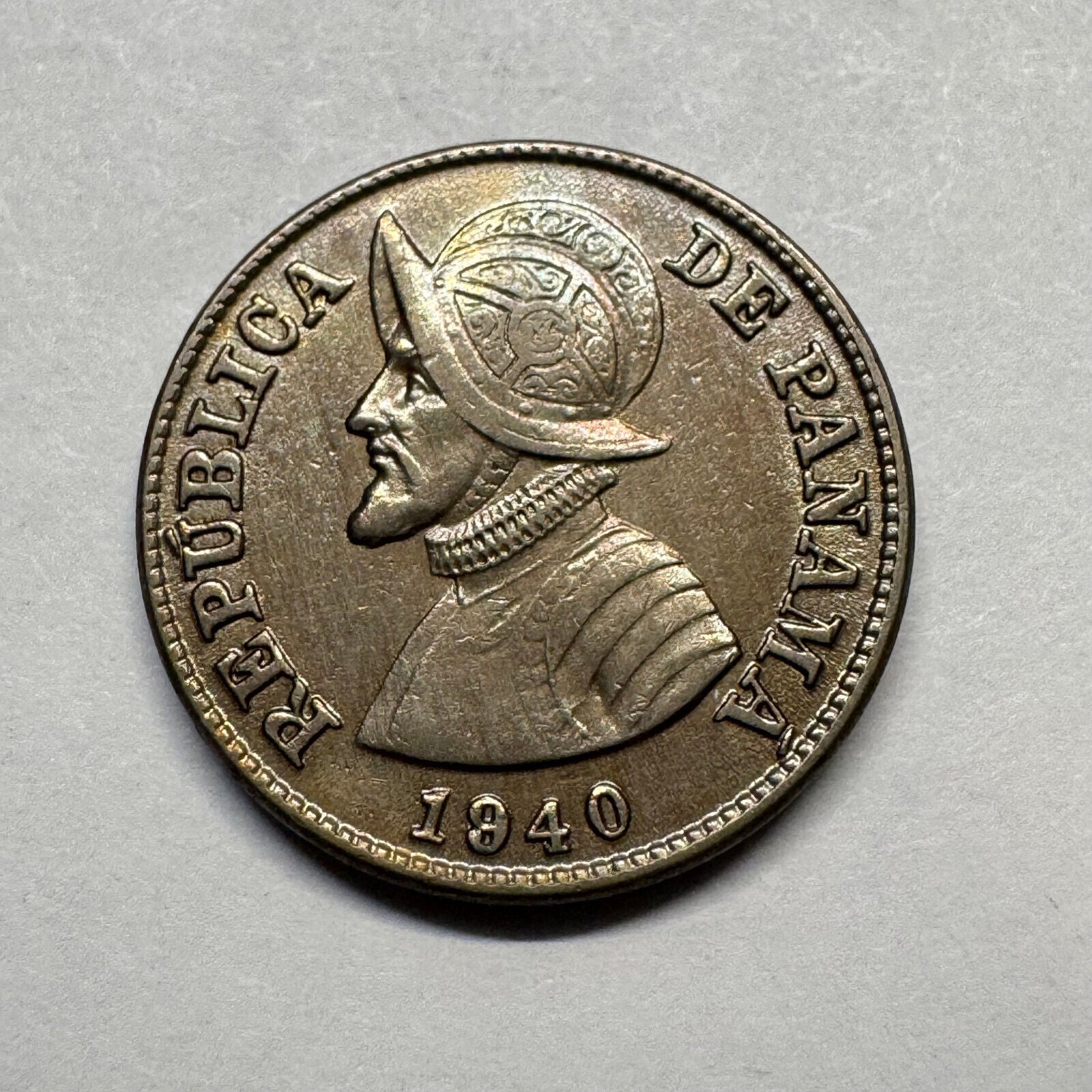 1940 Panama 2 1/2 Centesimos - Beautiful Coin - #B-025