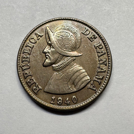 1940 Panama 2 1/2 Centesimos - Beautiful Coin - #B-025
