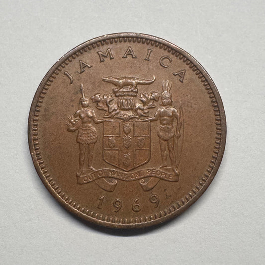 1969 Jamaica 1 Cent - Beautiful Coin - #B-047