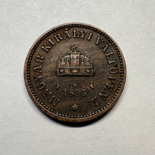 1895 Hungary 2 Filler - Beautiful Coin - #B-014