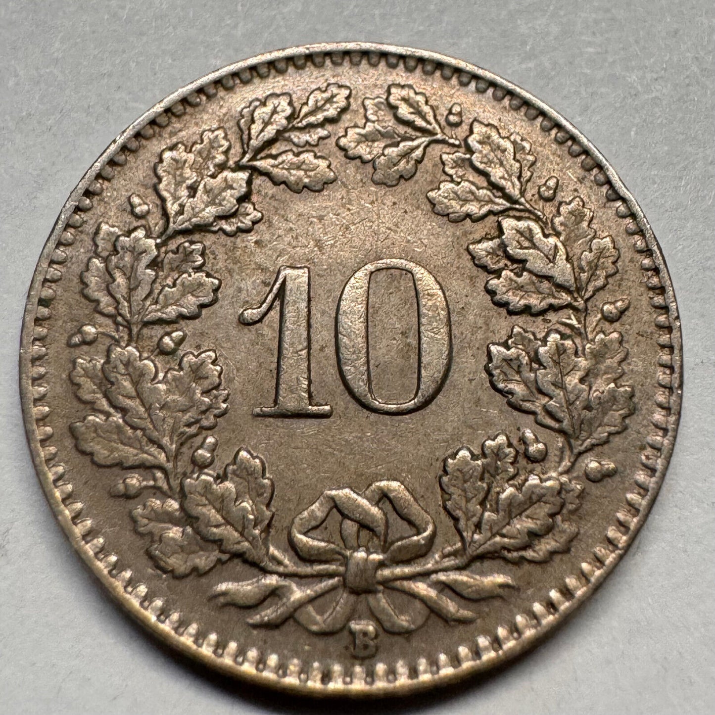 1944 Switzerland 10 Rappen - Beautiful Coin - #A-065