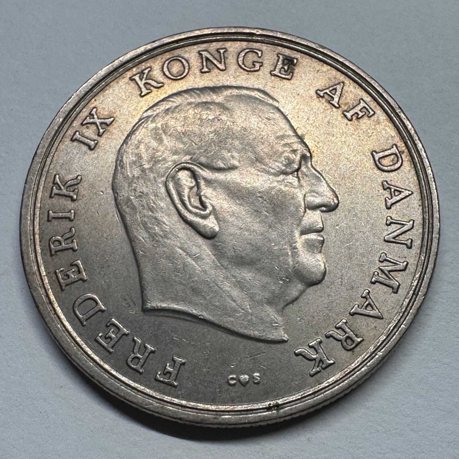 1968 Denmark 5 Kroner - Beautiful Coin - #B-057