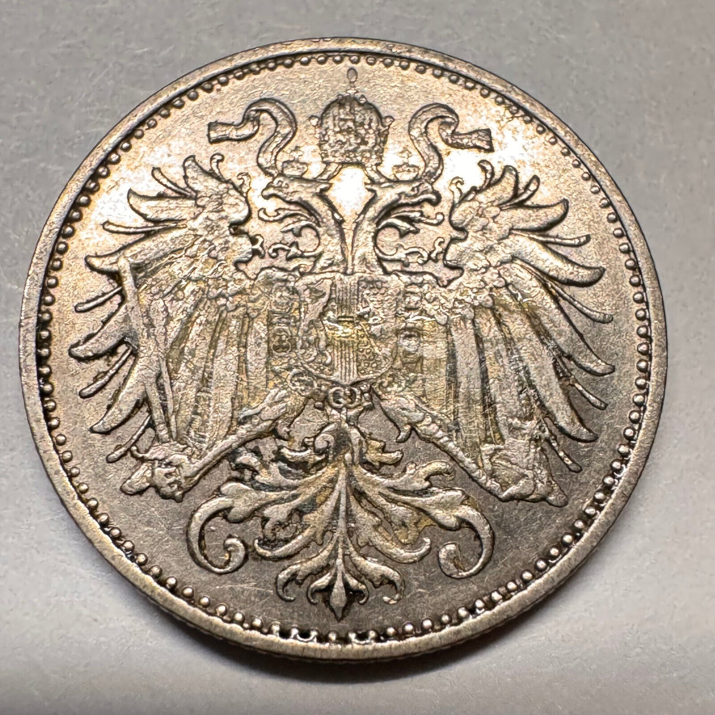 1895 Austria 10 Heller - Beautiful Coin - #A-046