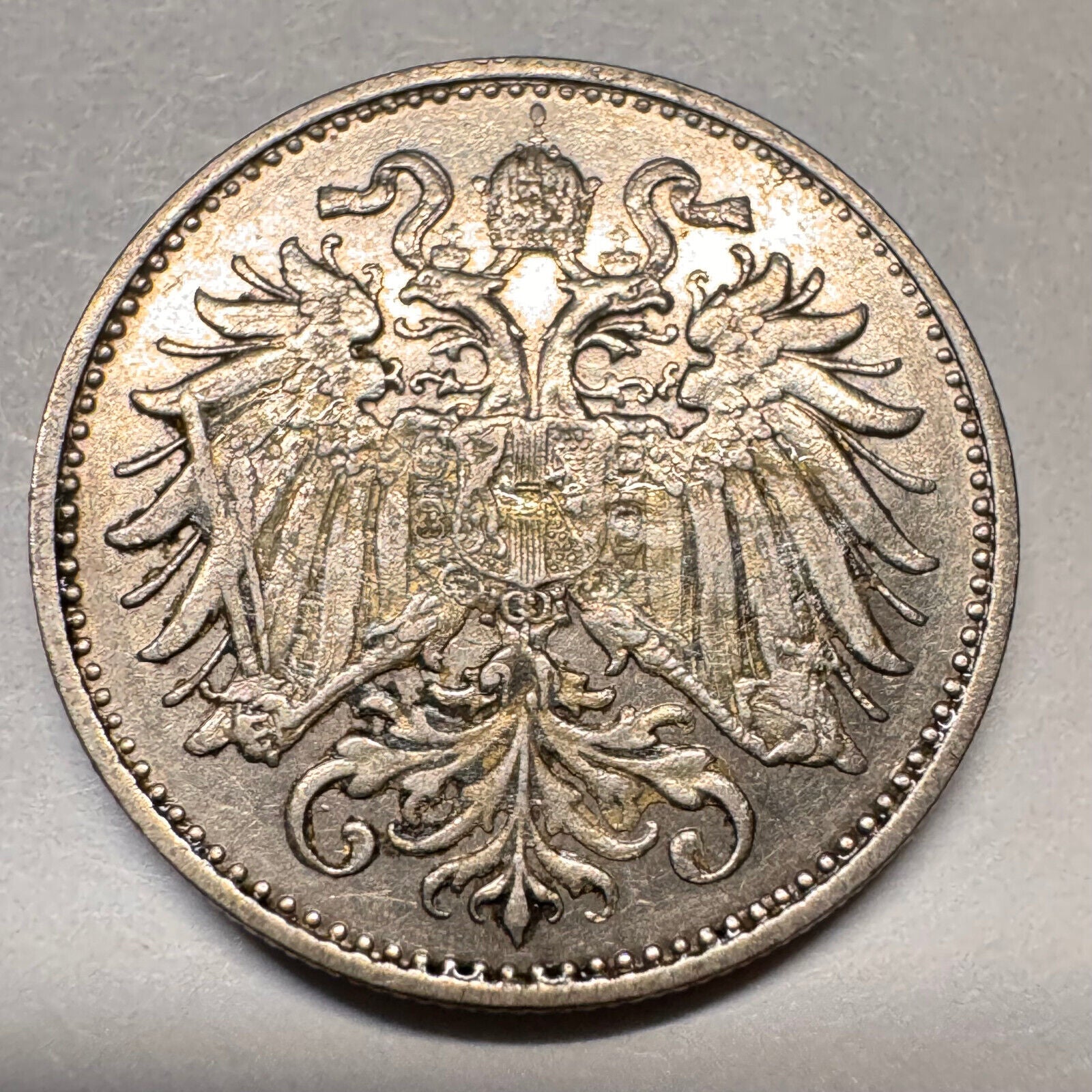 1895 Austria 10 Heller - Beautiful Coin - #A-046