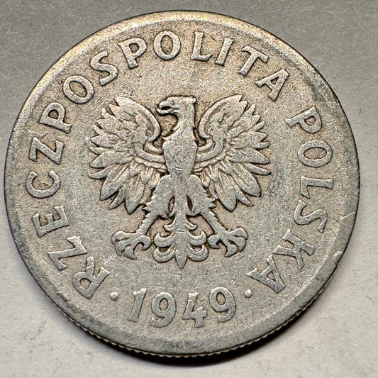 1949 Poland 50 Groszy - Beautiful Coin - #A-017